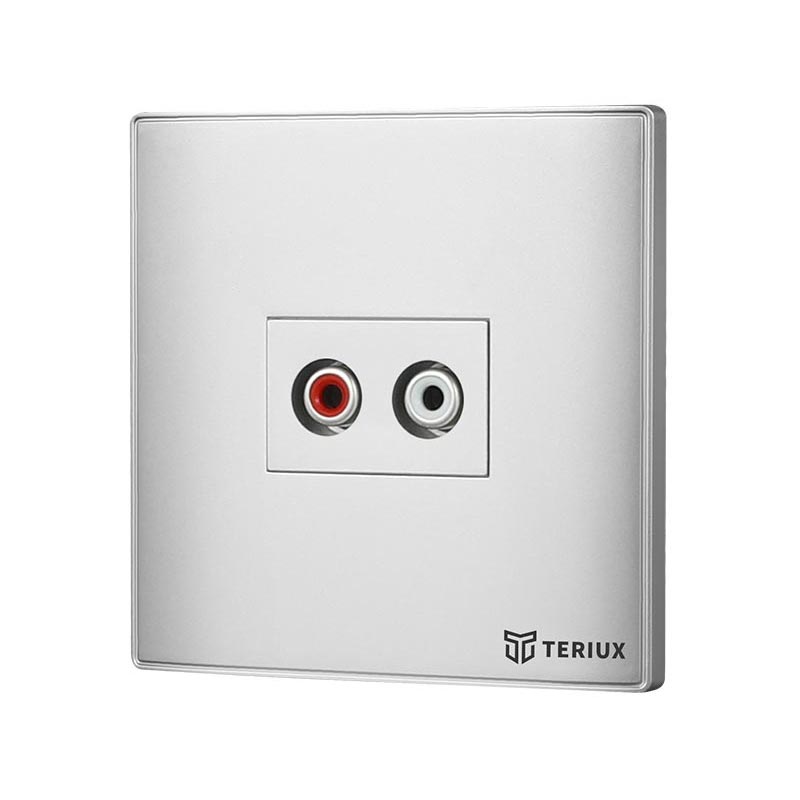 1 Hole Audio Wall Socket
