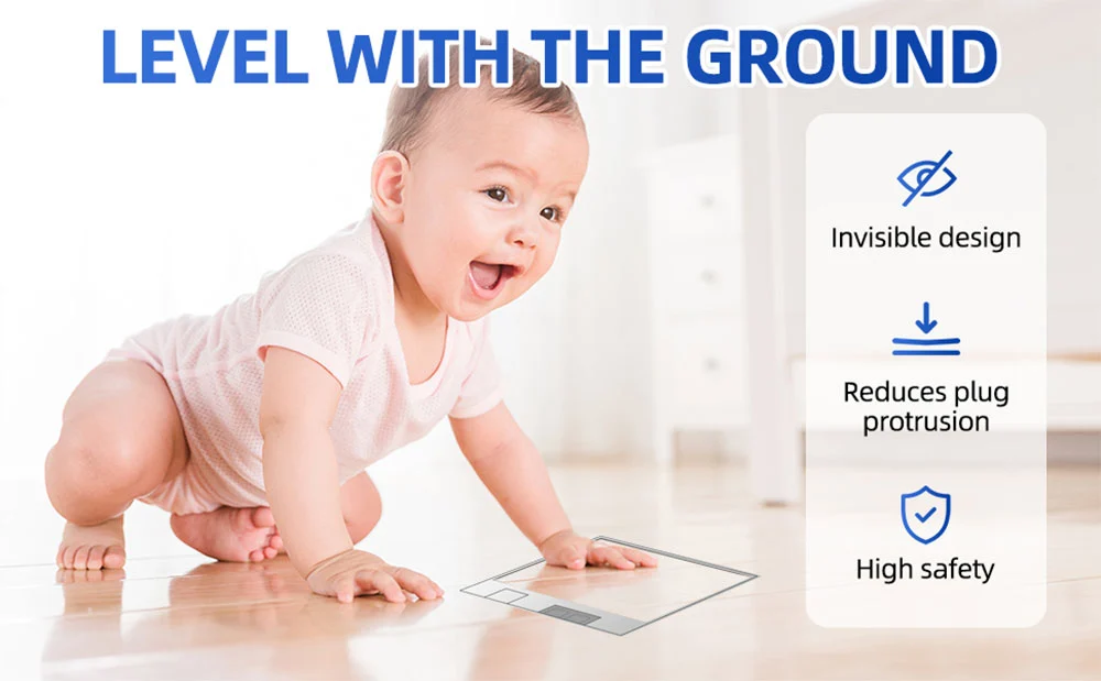 130 recessed floor socket