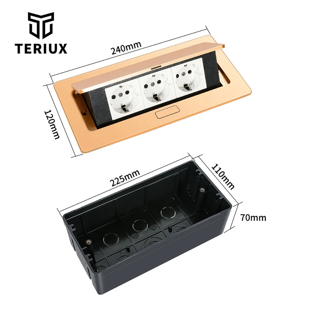 desktop socket black